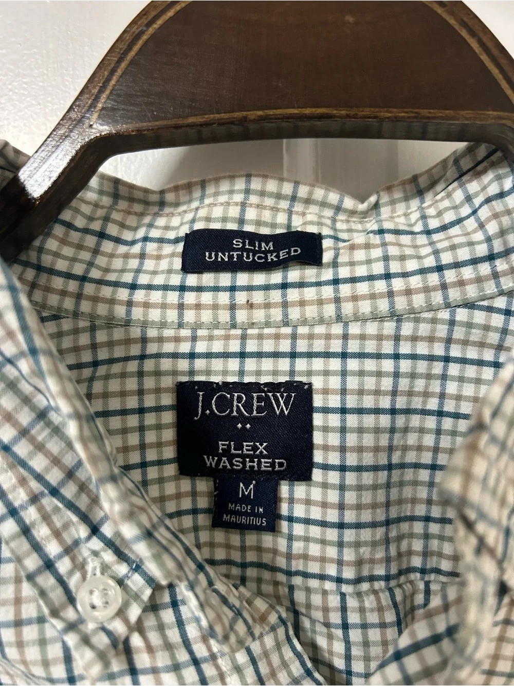 J. Crew lightweight button